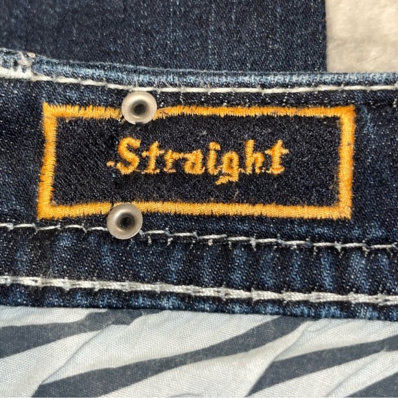 Rock Revival Yui Straight Leg Dark Wash Jeans Women’s Size 25 - Picture 5 of 12